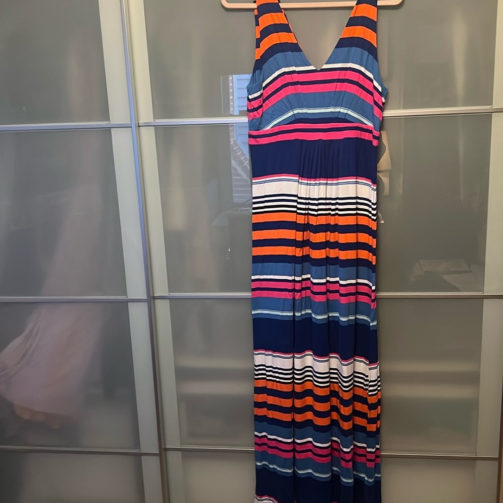 Banana Republic sleeveless maxi dress size large